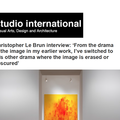 Christopher Le Brun Interview