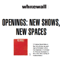 Openings: New Shows, New Spaces