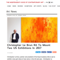 Christopher Le Brun RA To Mount Two US Exhibitions...