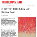 Christopher Le Brun with Barbara Rose