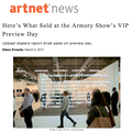 Here's What Sold at the Armory Show's Vip Preview...
