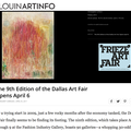 The 9th Edition of the Dallas Art Fair Opens April...