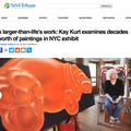 A larger-than-life's work: Kay Kurt examines decad...