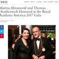 Marina Abramović and Thomas Heatherwick Honored a...