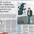 Ik maak nu de schilderijen waar ik tien jaar geled...